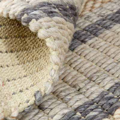 product image for Genet Hand Woven Ivory and Tan Rug by BD Fine Roll Image 1 74