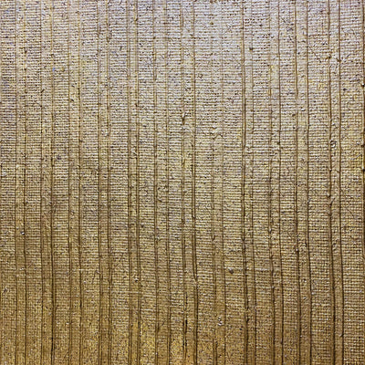 product image of Stripe Vertical Textural Hessian Wallpaper in Gold/Brown 516