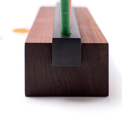 product image for Menorah Modern Wood and Steel in Walnut 49