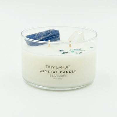 product image for sea elixir crystal candle in various sizes design by tiny bandit 3 62