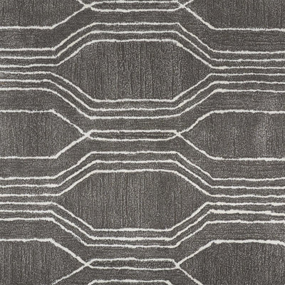 product image for Rainor Hand Tufted Gray and Ivory Rug by BD Fine Texture Image 1 50