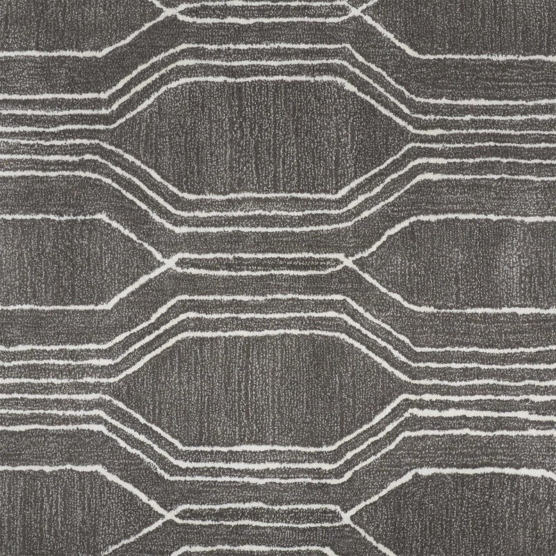 media image for Rainor Hand Tufted Gray and Ivory Rug by BD Fine Texture Image 1 269