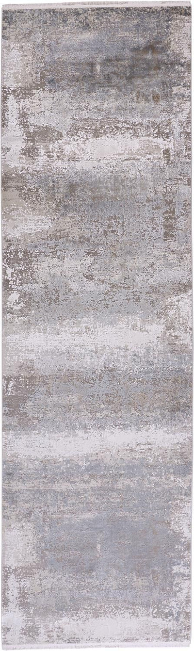 product image for Lindstra Gray and Silver Rug by BD Fine Flatshot Image 1 99