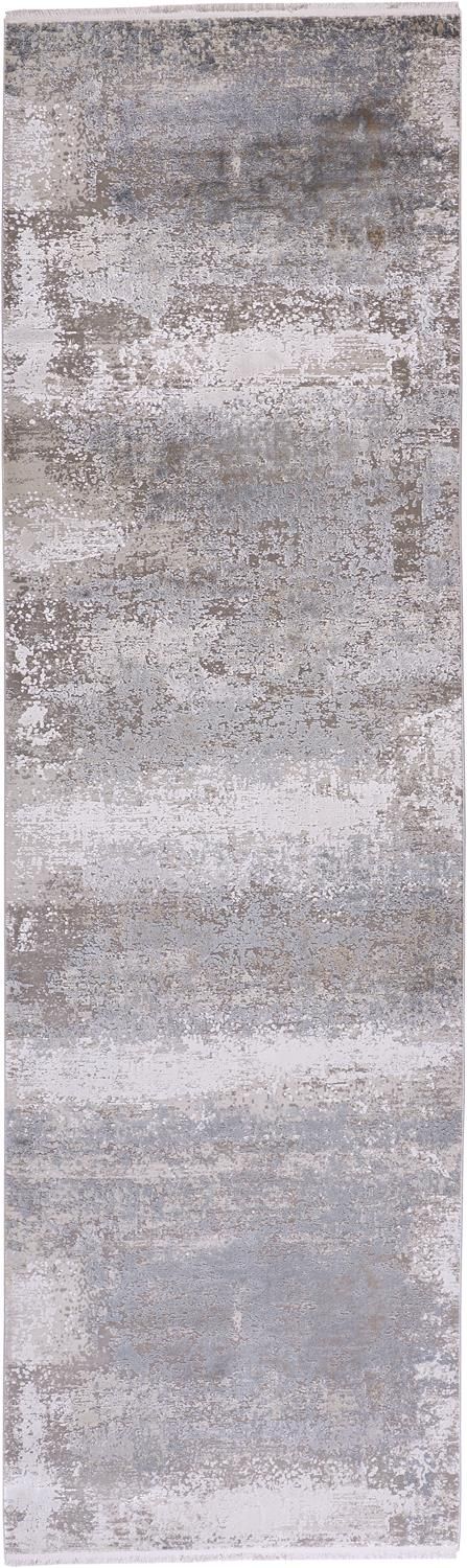 media image for Lindstra Gray and Silver Rug by BD Fine Flatshot Image 1 225