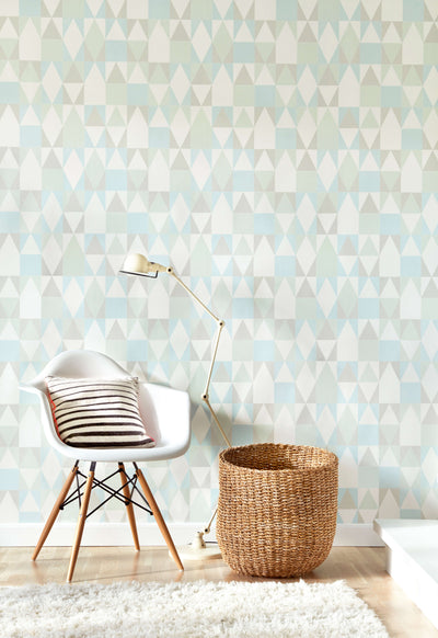 product image for Alice Turquoise Wallpaper by Majvillan 52
