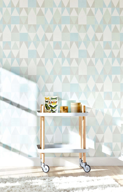 product image for Alice Turquoise Wallpaper by Majvillan 84