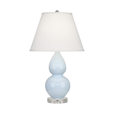 product image for baby blue glazed ceramic double gourd accent lamp by robert abbey ra 1689 8 72