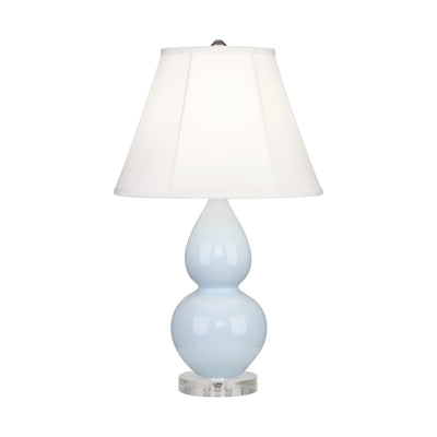 product image for baby blue glazed ceramic double gourd accent lamp by robert abbey ra 1689 7 94