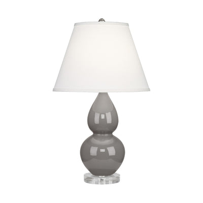 product image for smoky taupe glazed ceramic double gourd accent lamp by robert abbey ra 1768 8 66