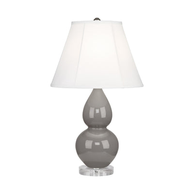 product image for smoky taupe glazed ceramic double gourd accent lamp by robert abbey ra 1768 7 51