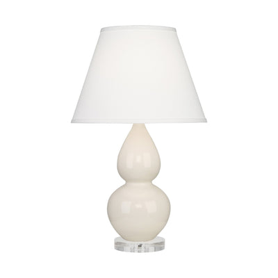 product image for bone glazed ceramic double gourd accent lamp by robert abbey ra 1774 8 5