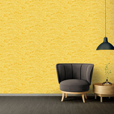 product image for Cherry Blossom Motif Wallpaper in Yellow from the Absolutely Chic Collection by Galerie Wallcoverings 22