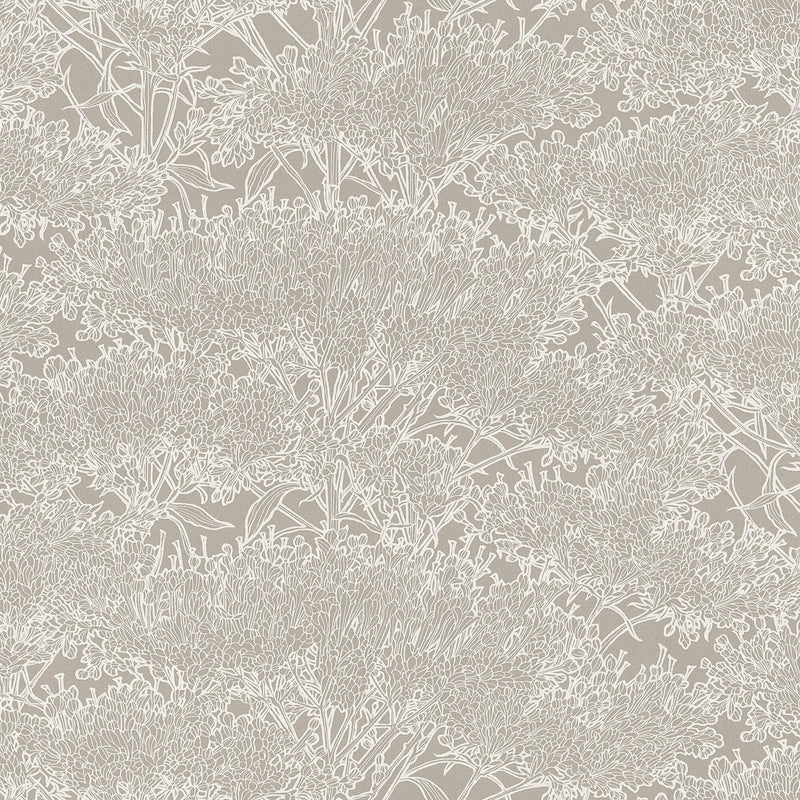 media image for Cherry Blossom Motif Wallpaper in Beige/Grey/Metallic from the Absolutely Chic Collection by Galerie Wallcoverings 267