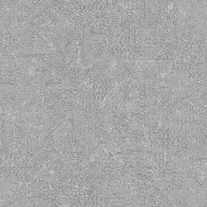 media image for Distressed Geometric Motif Wallpaper in Grey/Metallic from the Absolutely Chic Collection by Galerie Wallcoverings 252