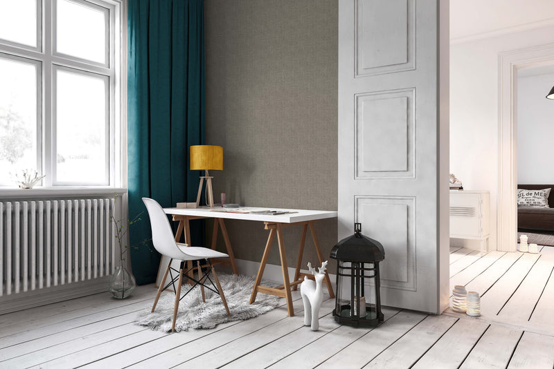 media image for Hessian Effect Texture Wallpaper in Beige/Grey/Metallic from the Absolutely Chic Collection by Galerie Wallcoverings 261