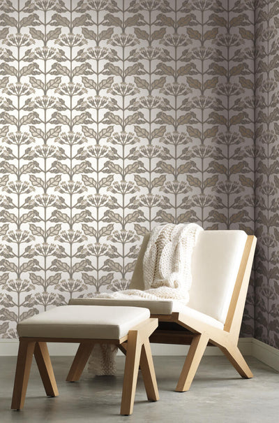 product image for Tracery Blooms White Wallpaper from the Arts and Crafts Collection by Ronald Redding 63
