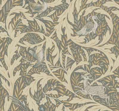 product image for Woodland Tapestry Neutral Wallpaper from the Arts and Crafts Collection by Ronald Redding 96