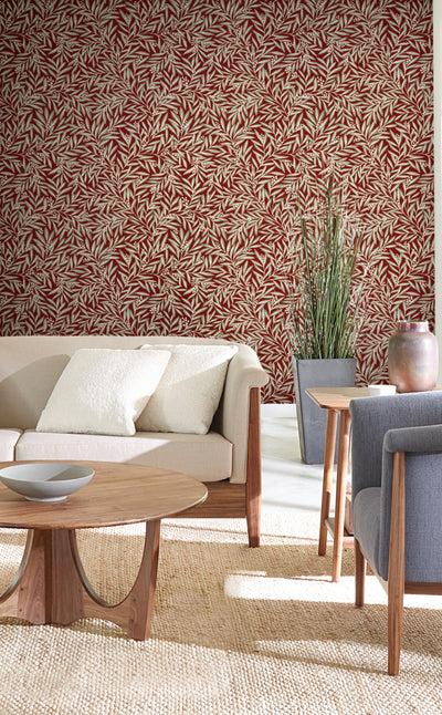 product image for Rowan Red Wallpaper from the Arts and Crafts Collection by Ronald Redding 38