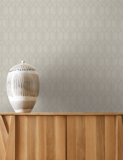 product image for Craftsman Taupe Wallpaper from the Arts and Crafts Collection by Ronald Redding 38