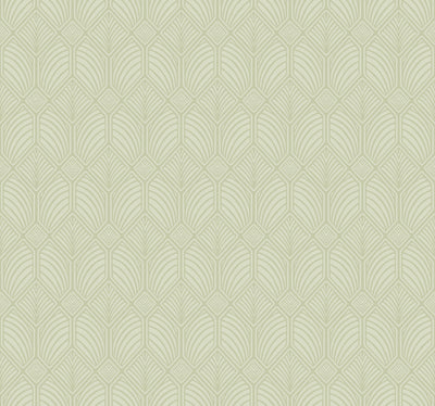 product image of Craftsman Green Wallpaper from the Arts and Crafts Collection by Ronald Redding 580