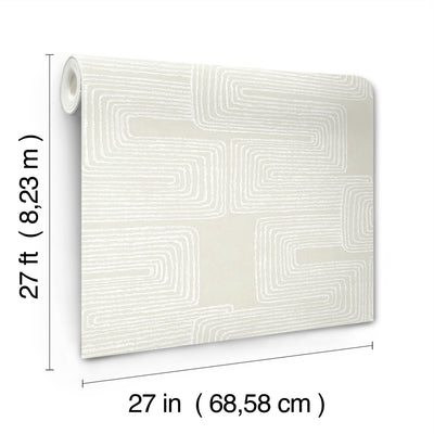 product image for Zulu Thread Wallpaper in Neutral & Pearl 28