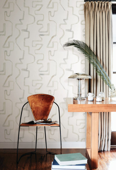 product image for Abstract Aura Wallpaper in Neutral 39