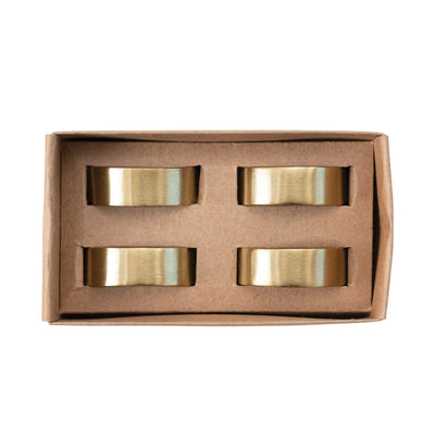 product image for brass napkin rings in box set of 4 by bd edition ah2235 1 32