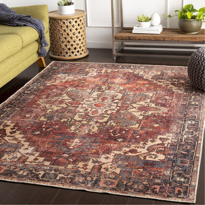 product image for Amelie AML-2308 Rug in Rust & Dark Green by Surya 51