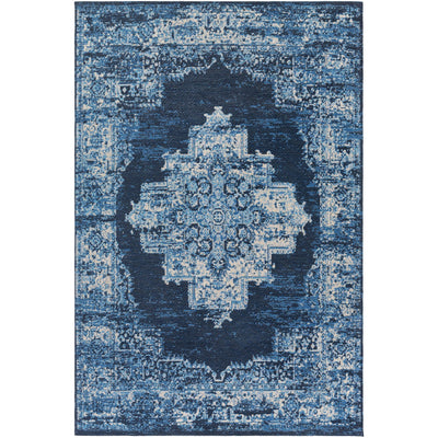 product image of Amsterdam AMS-1024 Hand Woven Rug in Navy & Beige by Surya 577