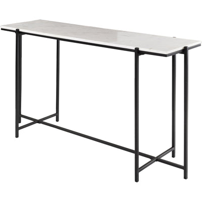product image for Anaya ANA-003 Console Table with White Top & Black Base by Surya 61