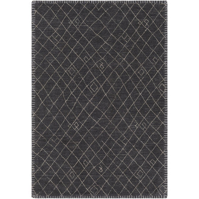 product image of Arlequin ARQ-2301 Hand Knotted Rug in Black & Cream by Surya 517