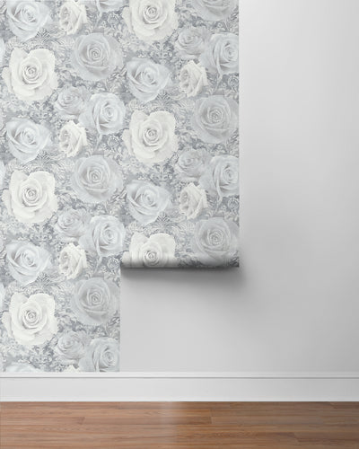 product image for Reverie Wallpaper in Grey by NextWall 88