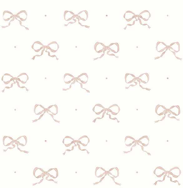 media image for Emma Petal Large Bow Wallpaper 254