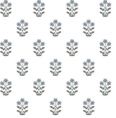 product image of Sample Kit Blue Heather Floral Wallpaper 531