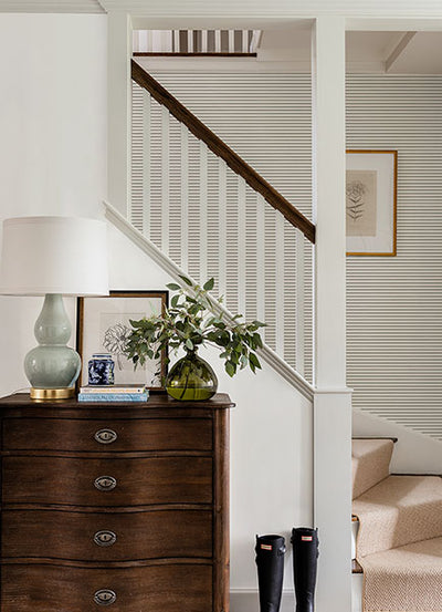 product image for Oliver Green Simple Stripe Wallpaper 63