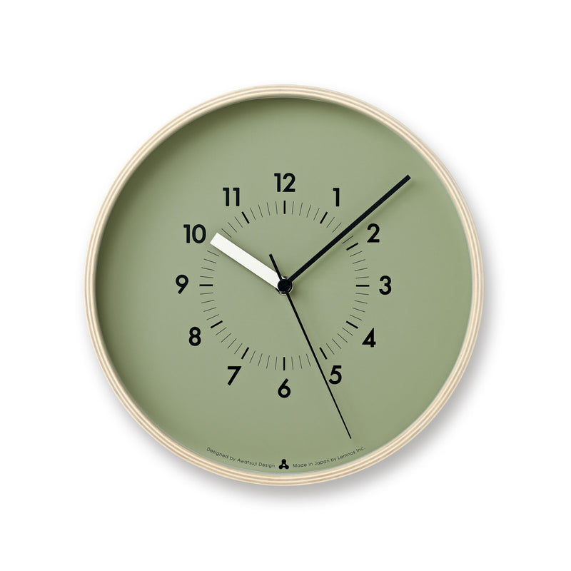 media image for soso clock in green design by lemnos 1 240