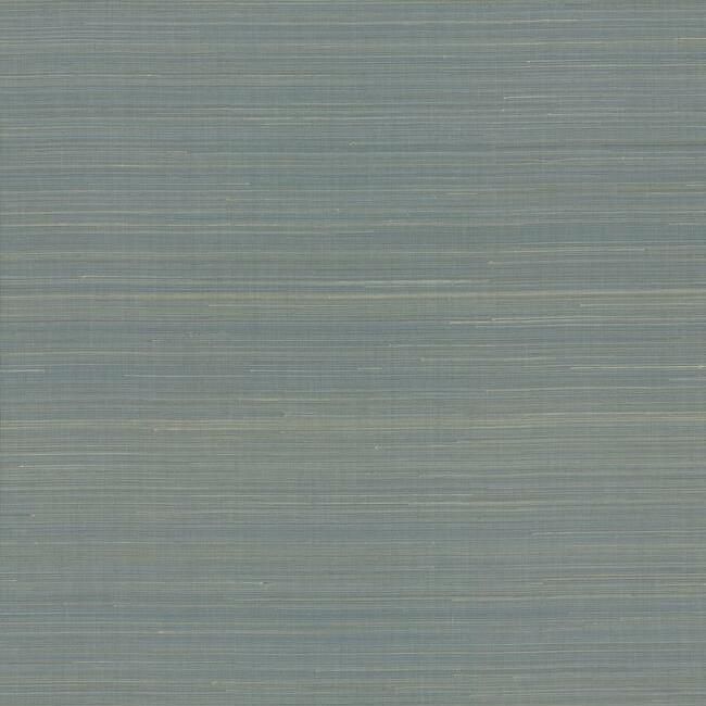 media image for Abaca Weave Wallpaper in Blue by Antonina Vella for York Wallcoverings 294