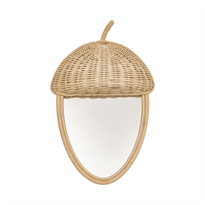 product image of acorn rattan wall mirror 1 591