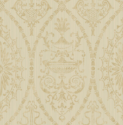 product image of Adams Wallpaper in Gold and Sand from the Watercolor Florals Collection by Mayflower Wallpaper 542