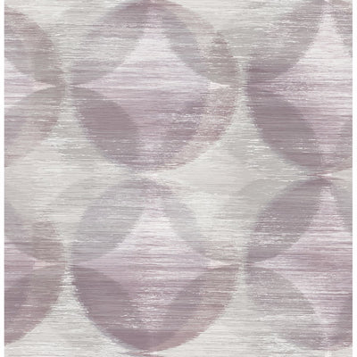 product image for Geometric Wallpaper in Purple from the Celadon Collection by Brewster Home Fashions 6