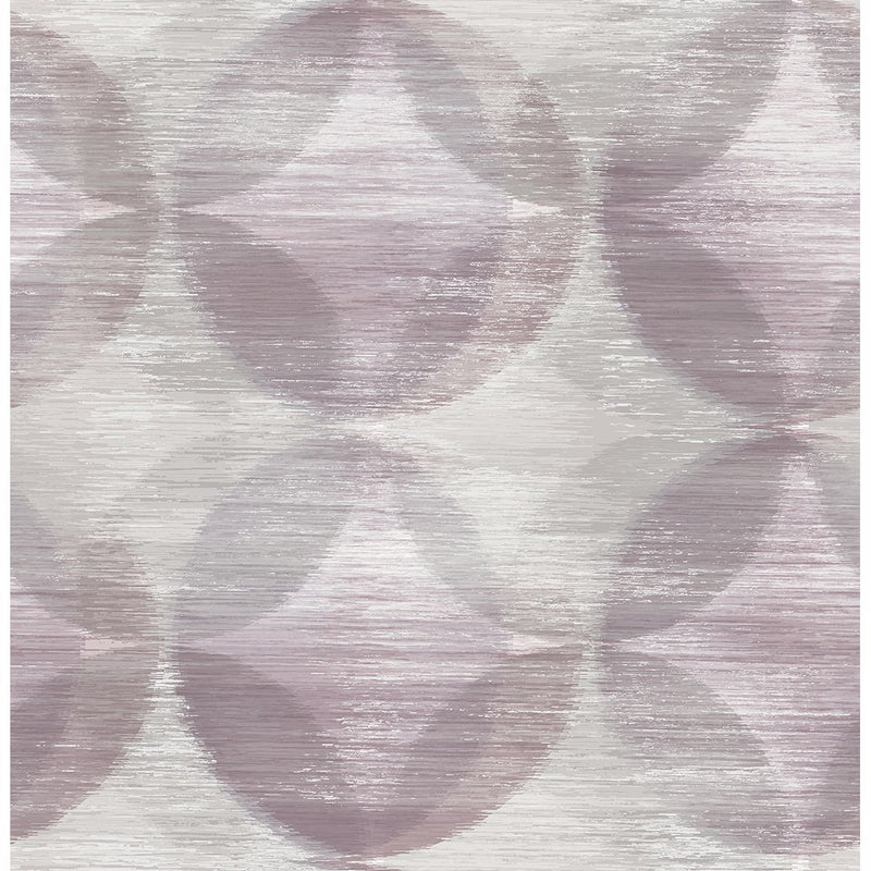 media image for Geometric Wallpaper in Purple from the Celadon Collection by Brewster Home Fashions 274