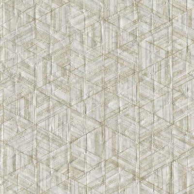 product image of Amulet Wallpaper in Chestnut from the Moderne Collection by Stacy Garcia for York Wallcoverings 583