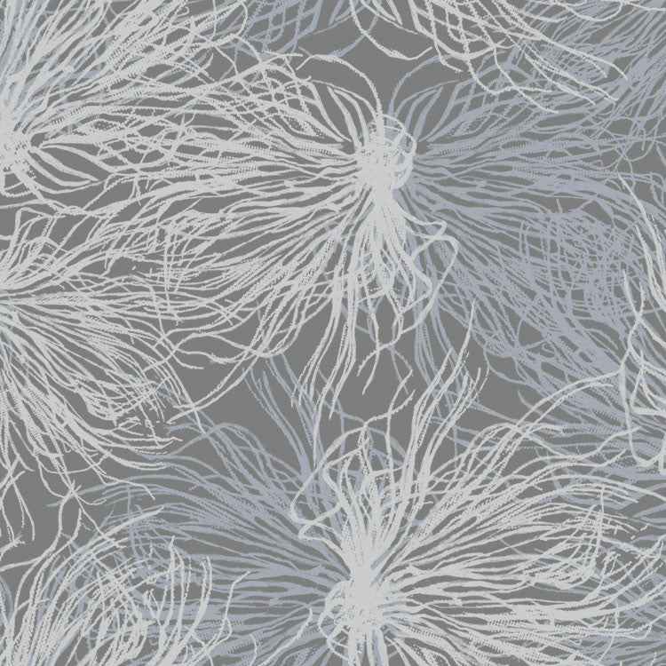 media image for Anemone Wallpaper in Snowflower design by Jill Malek 229