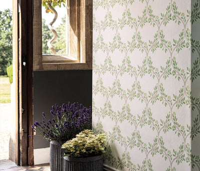 product image for Signature Arber Sage/Lilac Wallpaper by Nina Campbell 53