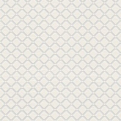 product image of Armin White Diamond Trellis Paintable Wallpaper by Brewster Home Fashions 56