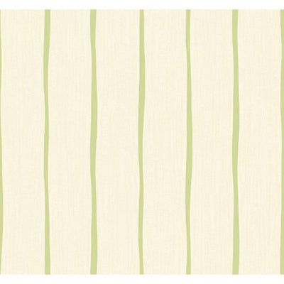 product image of Aruba Stripe Wallpaper in Ivory and Green from the Tortuga Collection by Seabrook Wallcoverings 576