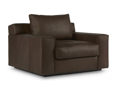 product image of Barrett Leather Chair in Cocoa 538