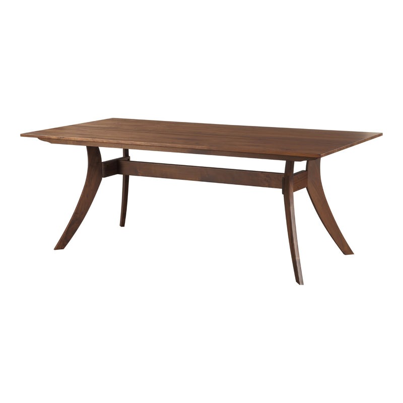 media image for Florence Rectangular Dining Table Small Walnut 3 26