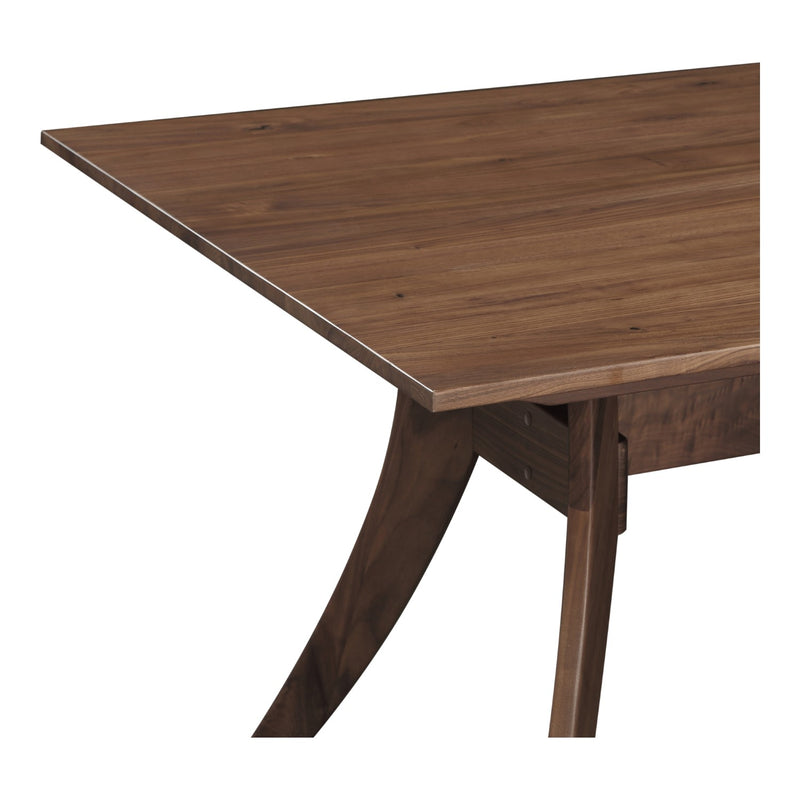 media image for Florence Rectangular Dining Table Small Walnut 4 218