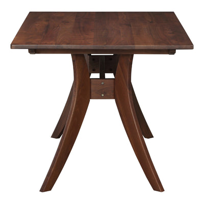 product image for Florence Rectangular Dining Table Small Walnut 5 10